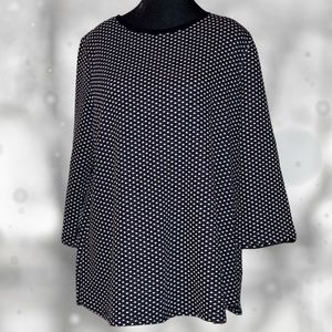Kim Rogers 3/4 sleeve comfortable soft poly cotton casual top